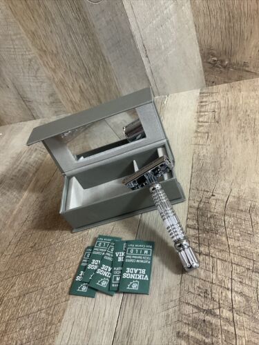 VIKINGS BLADE The Chieftain Double Edge Safety Razor (Neutrally Aggressive) (6922785489079)